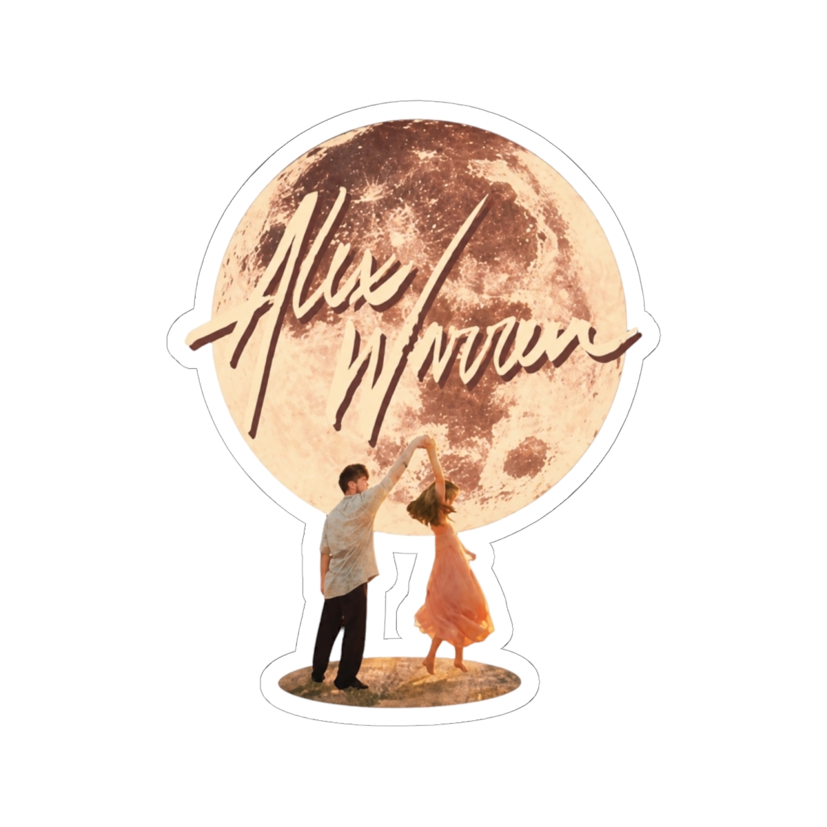 Alex Warren Tour 2025 Vintage Sticker