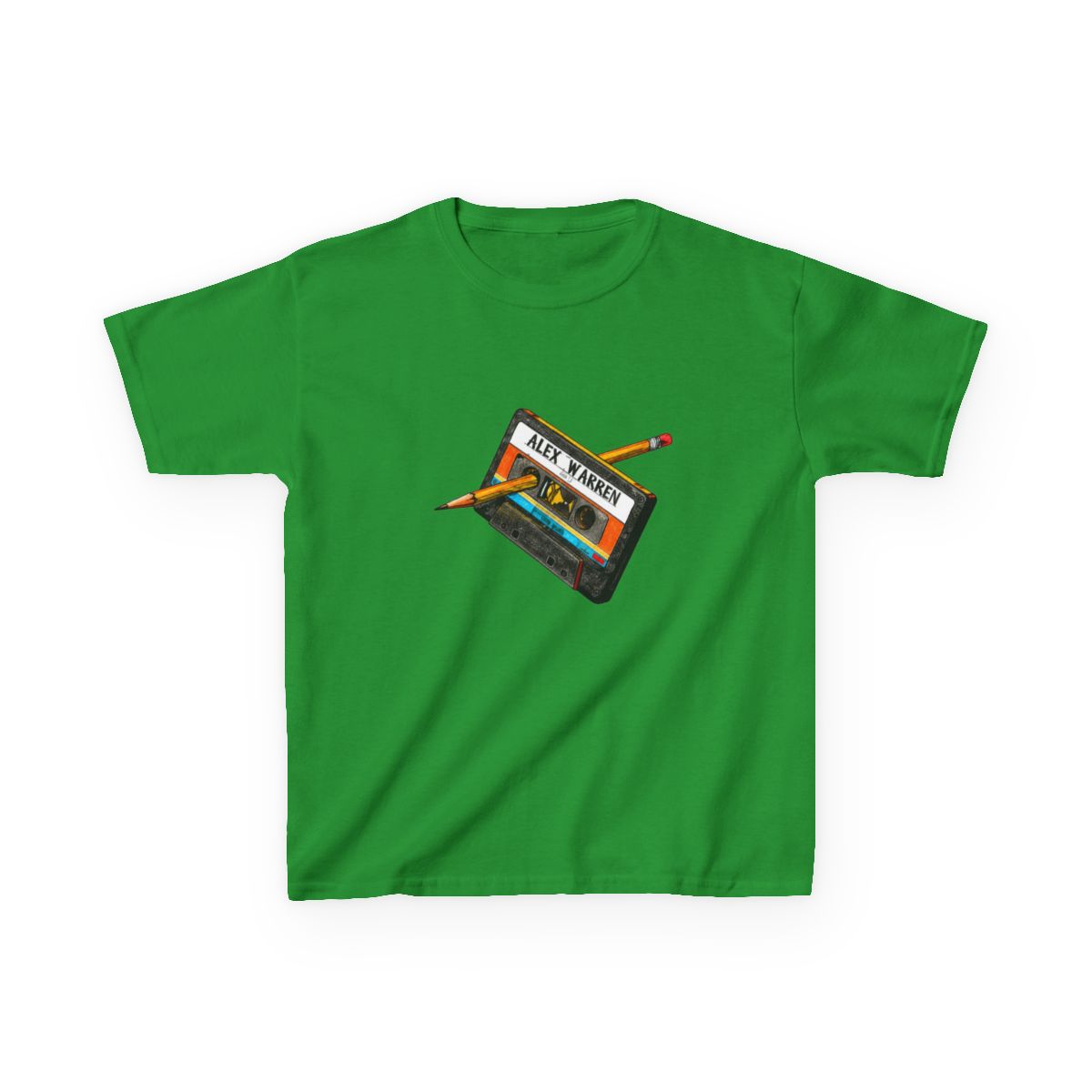 Cassette Tape-Alex Warren Kids T-Shirt - alternate angle 5, merchandise