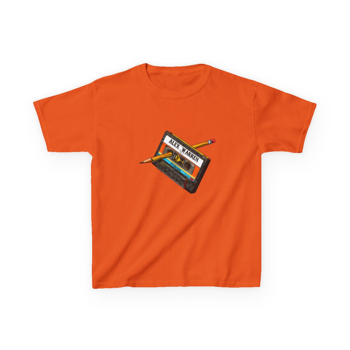 Cassette Tape-Alex Warren Kids T-Shirt - alternate angle 4, merchandise
