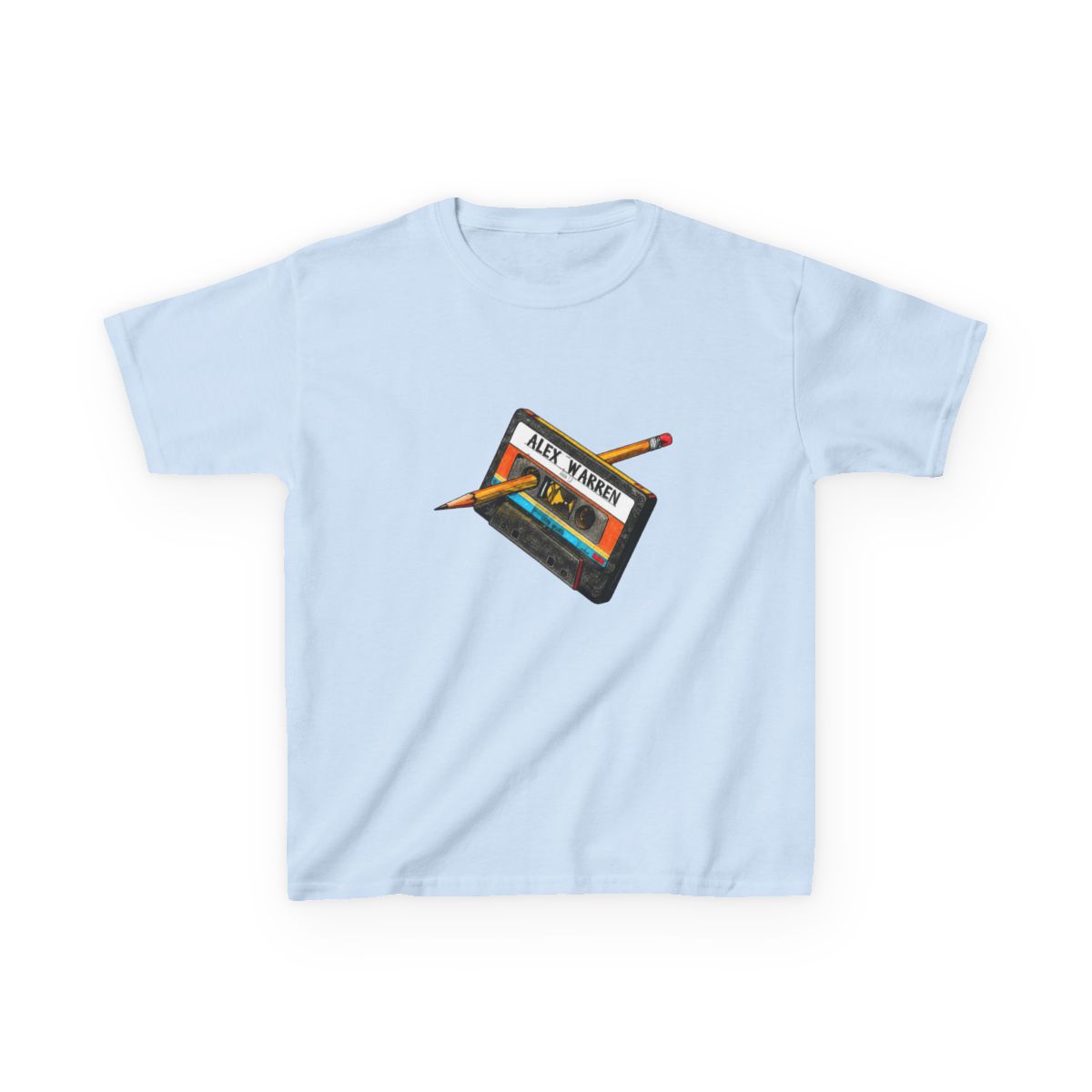 Cassette Tape-Alex Warren Kids T-Shirt - alternate angle 3, merchandise