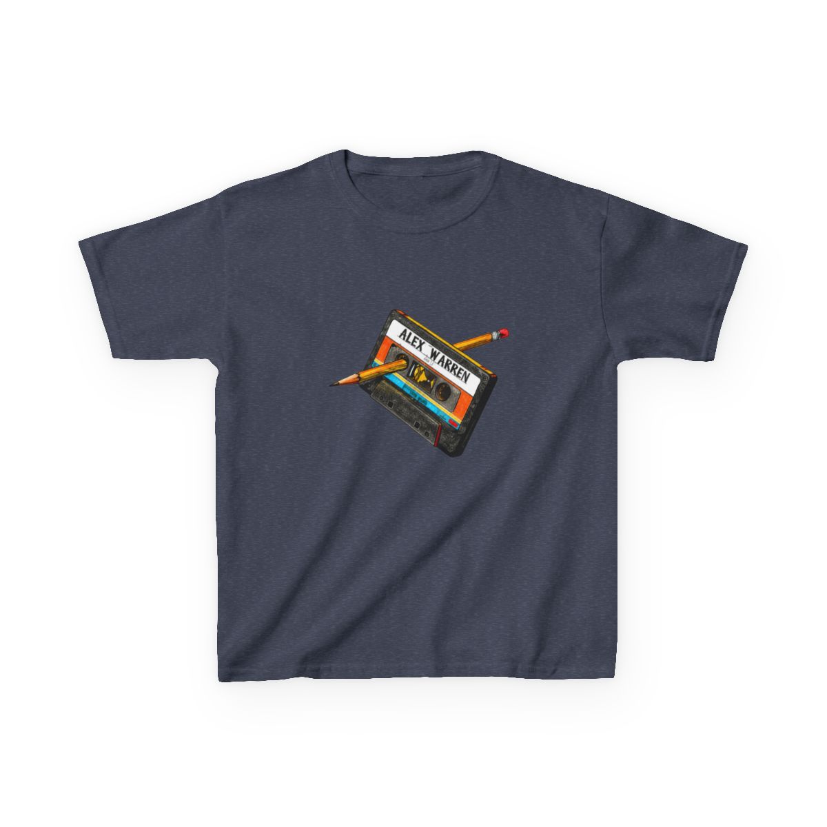 Cassette Tape-Alex Warren Kids T-Shirt - alternate angle 2, merchandise