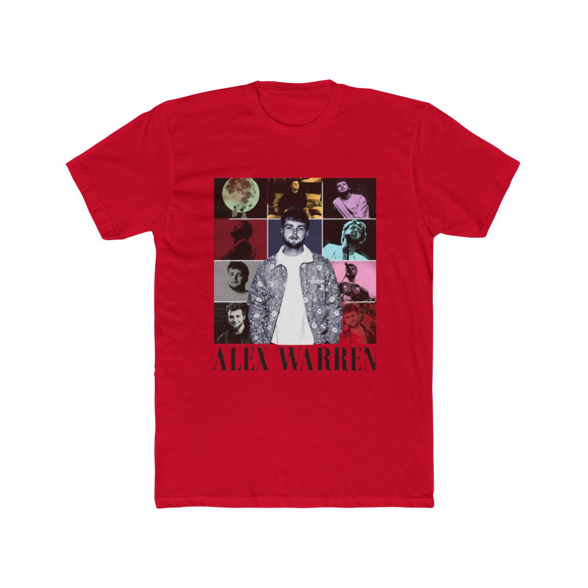 Alex Warren Tour Music Vintage T Shirt - alternate angle 2, merchandise