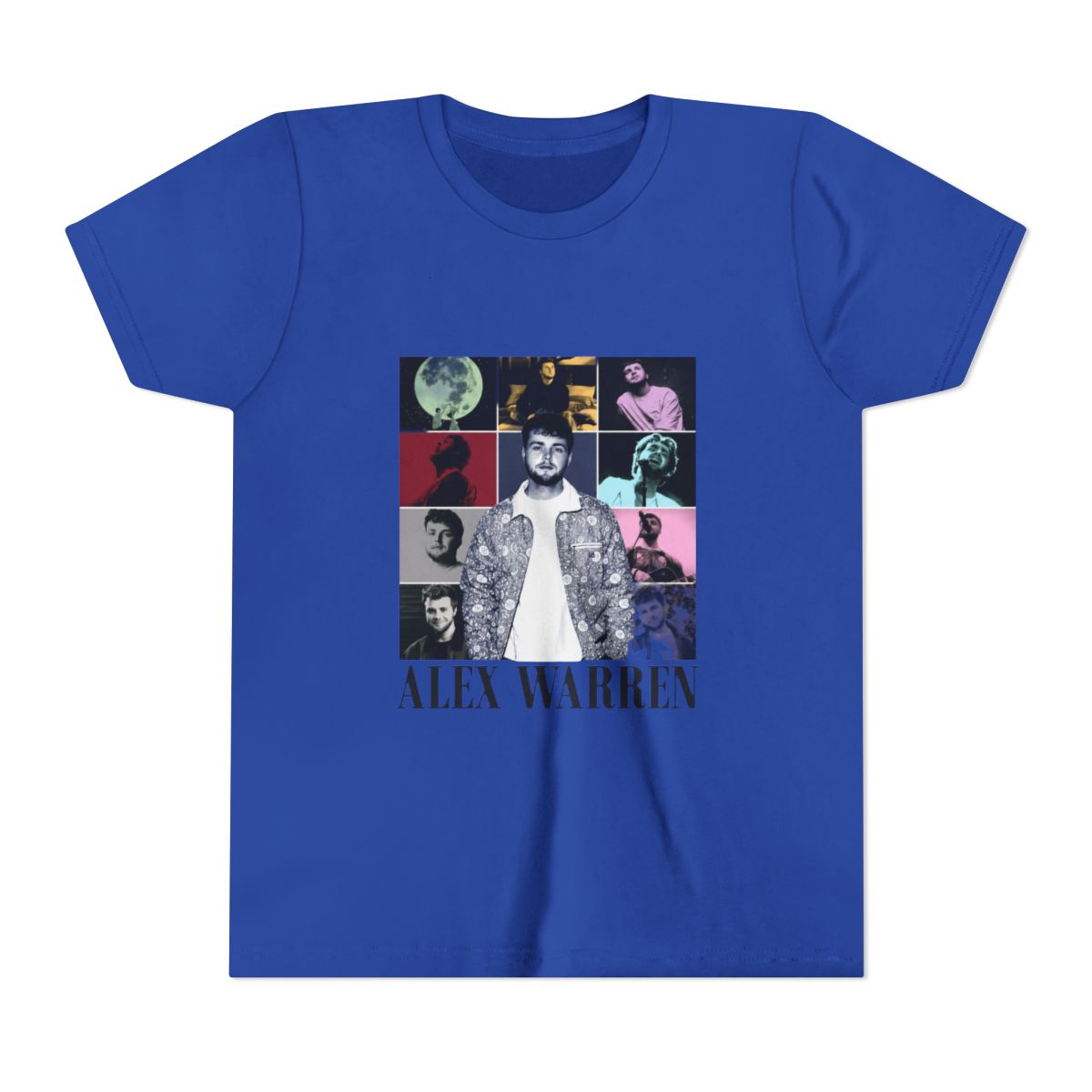 Alex Warren Tour Music Vintage Kids T Shirt - alternate angle 3, merchandise