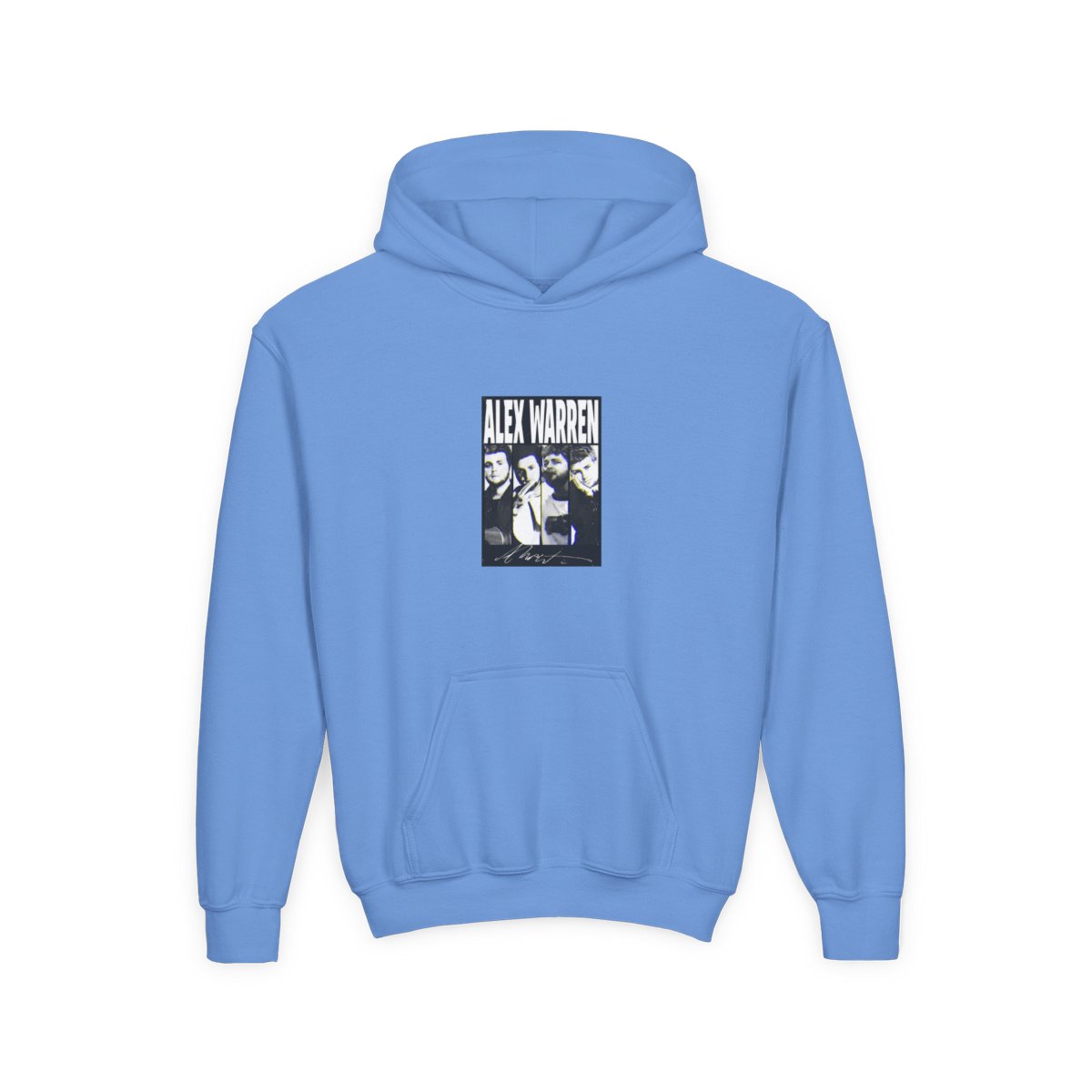 alex warren vintage shadows Kids Hoodie - alternate angle 4, merchandise