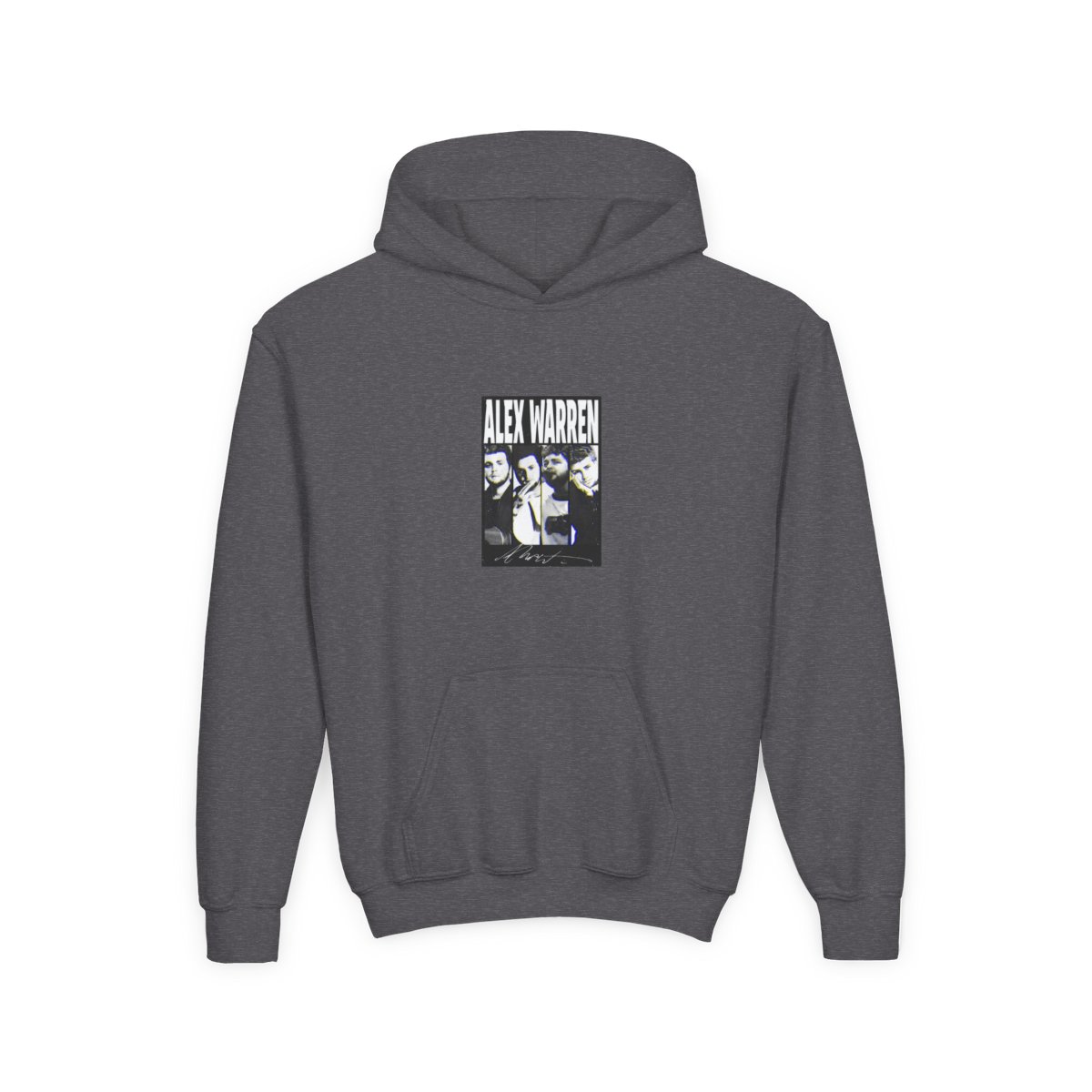 alex warren vintage shadows Kids Hoodie - alternate angle 3, merchandise