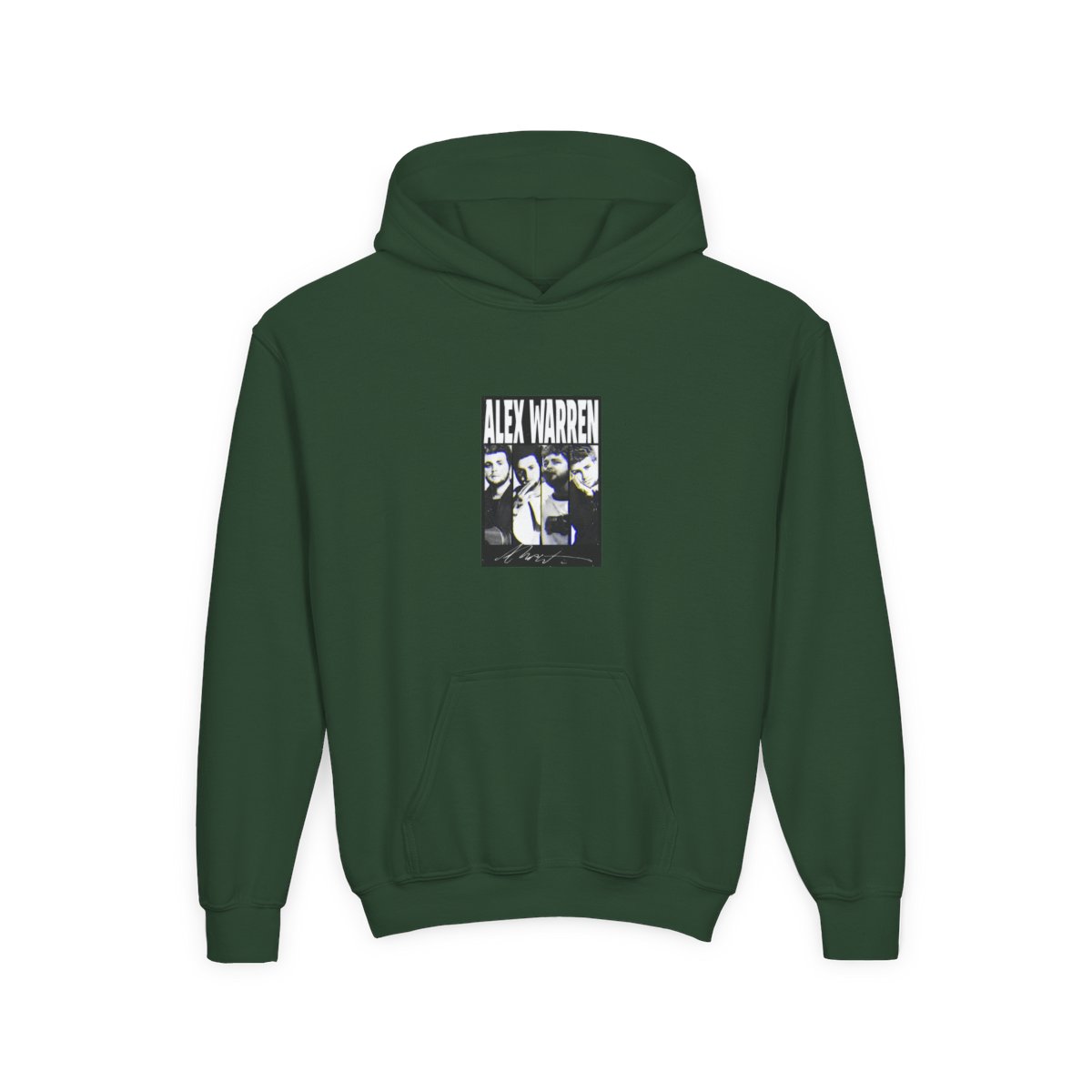 alex warren vintage shadows Kids Hoodie - alternate angle 2, merchandise