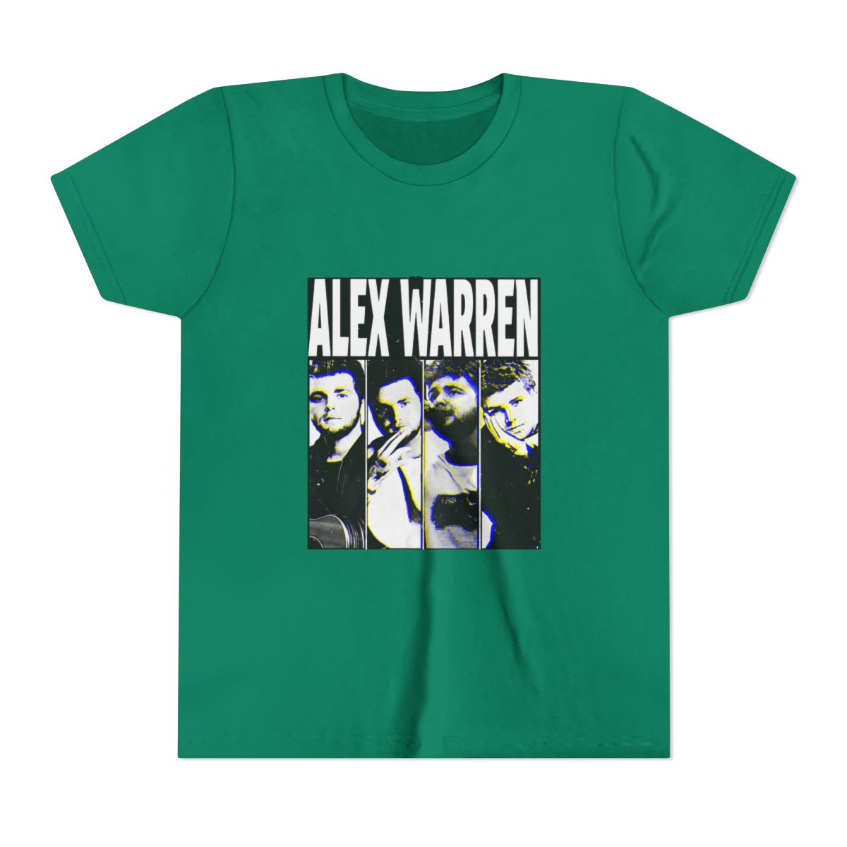 alex warren vintage shadows Kids T Shirt - alternate angle 2, merchandise