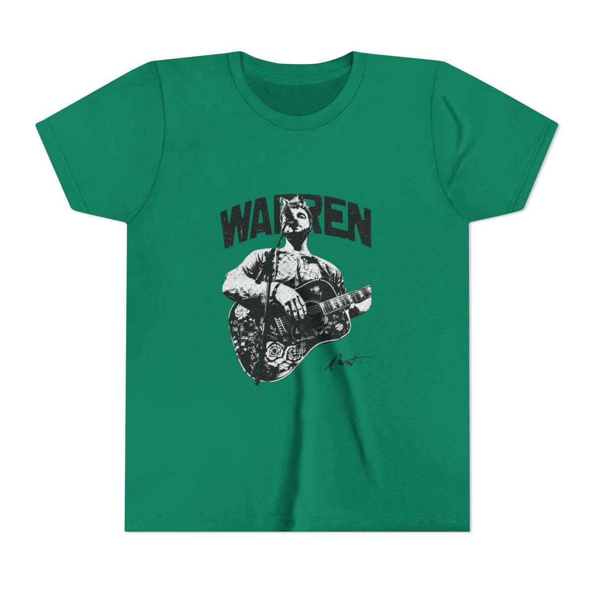 Alex Warren Vintage Kids T Shirt - alternate angle 2, merchandise