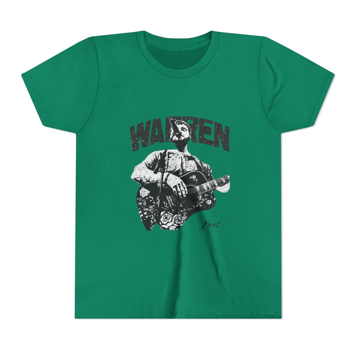 Alex Warren Vintage Kids T Shirt - alternate angle 2, merchandise