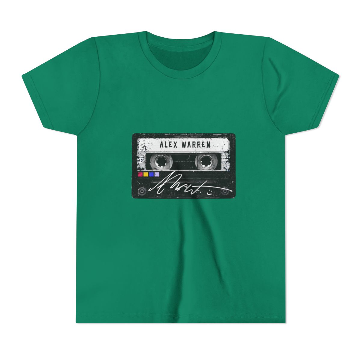 classic cassette - alex warren Kids T Shirt - alternate angle 4, merchandise