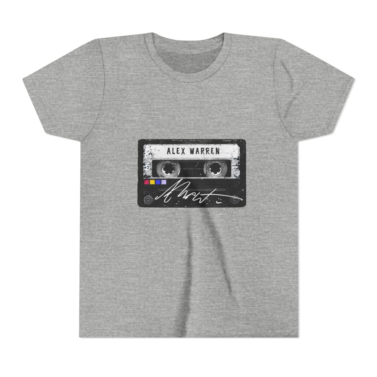 classic cassette - alex warren Kids T Shirt - alternate angle 5, merchandise