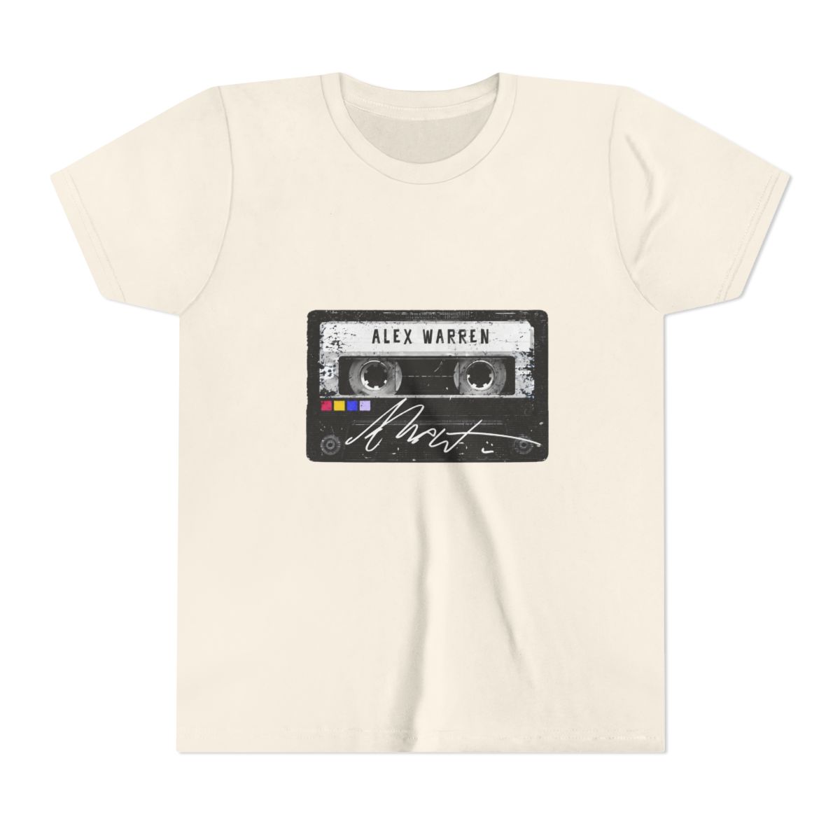 classic cassette - alex warren Kids T Shirt - alternate angle 3, merchandise