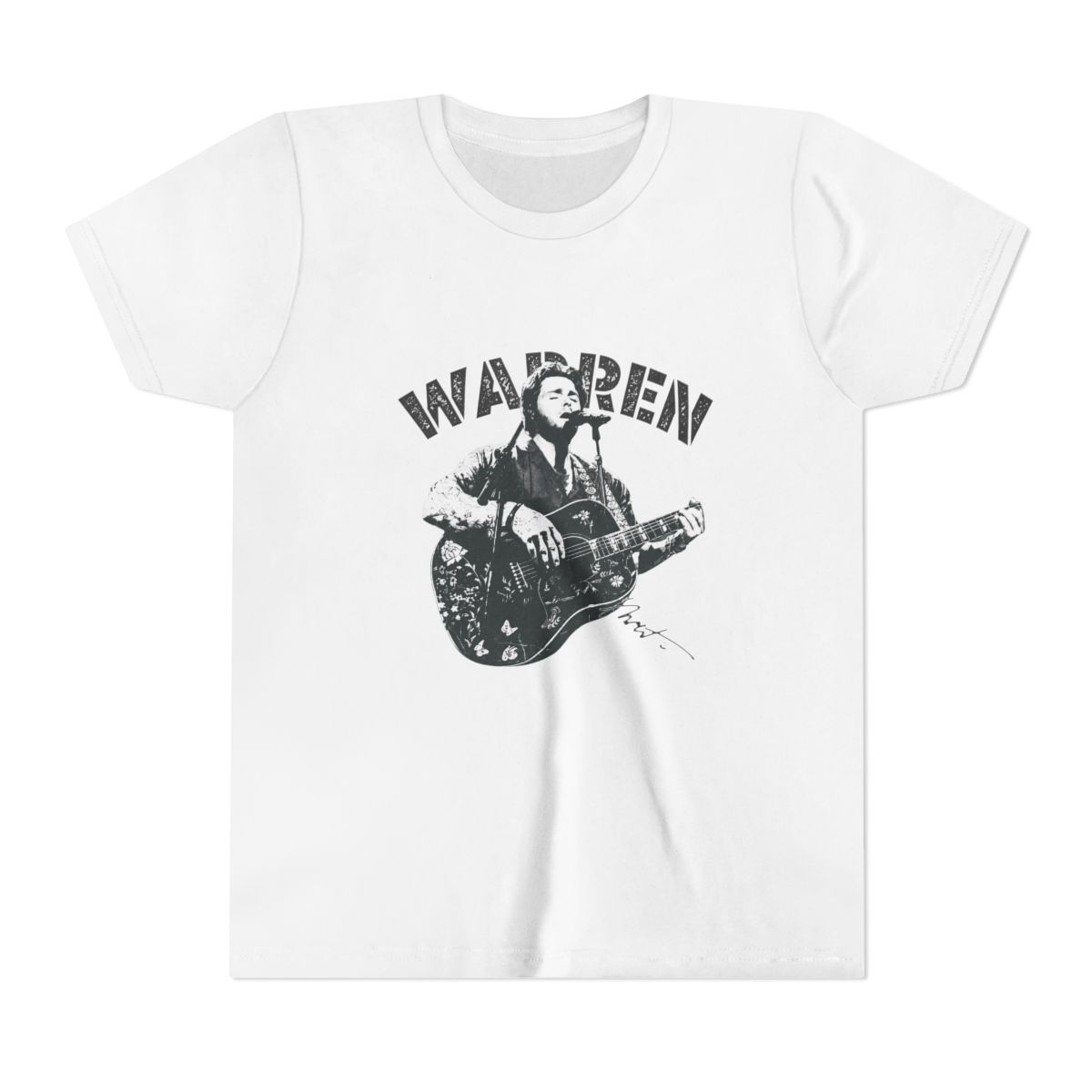 Vintage Alex- Warren Guitar Signature Kids T Shirt | Alex Warren