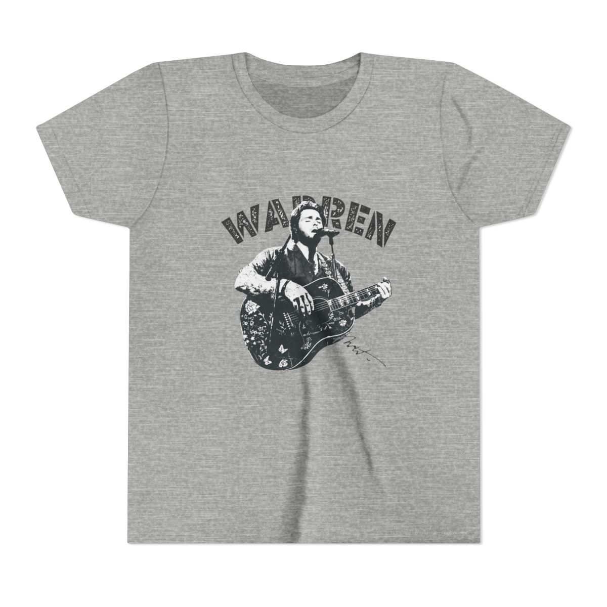 Vintage Alex- Warren Guitar Signature Kids T Shirt | Alex Warren - alternate angle 5, merchandise
