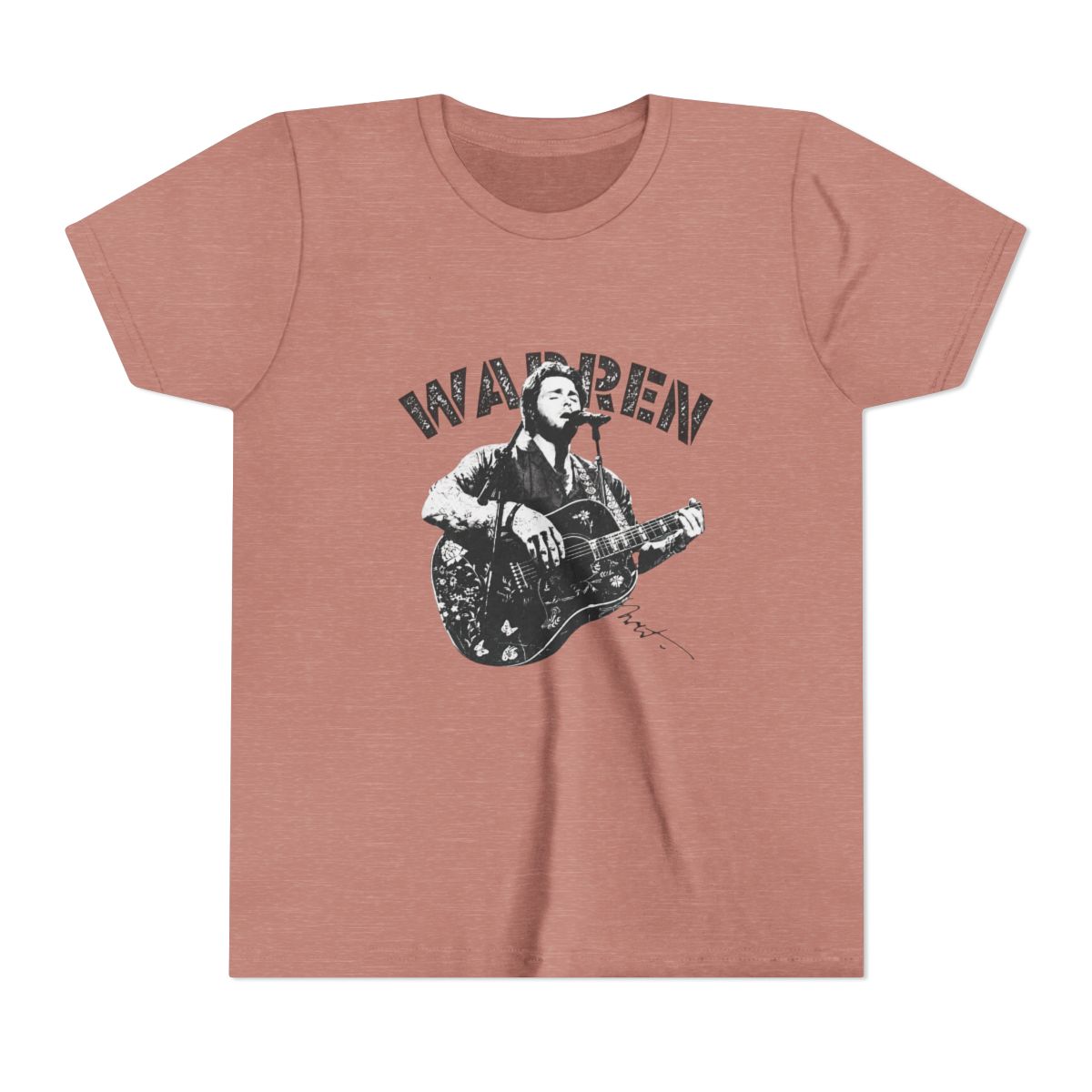 Vintage Alex- Warren Guitar Signature Kids T Shirt | Alex Warren - alternate angle 2, merchandise