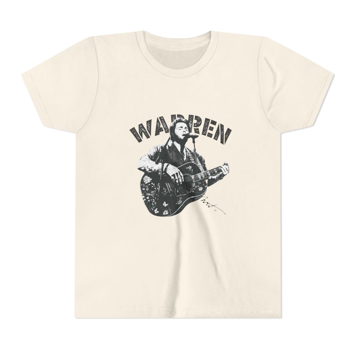 Vintage Alex- Warren Guitar Signature Kids T Shirt | Alex Warren - alternate angle 3, merchandise