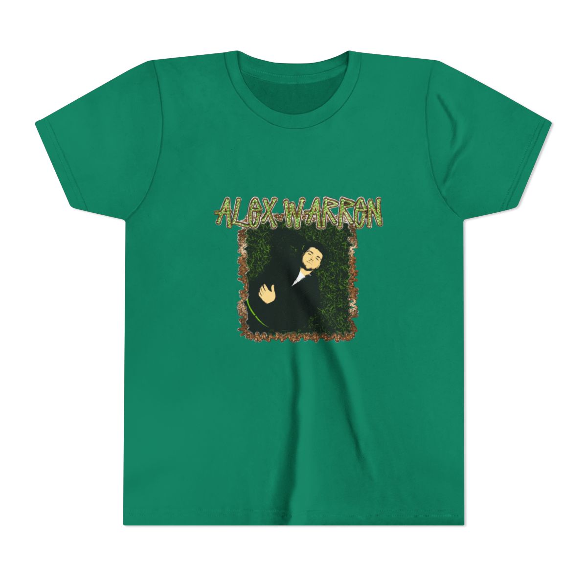 Vintage Style Alex Warren Kids T Shirt - alternate angle 4, merchandise