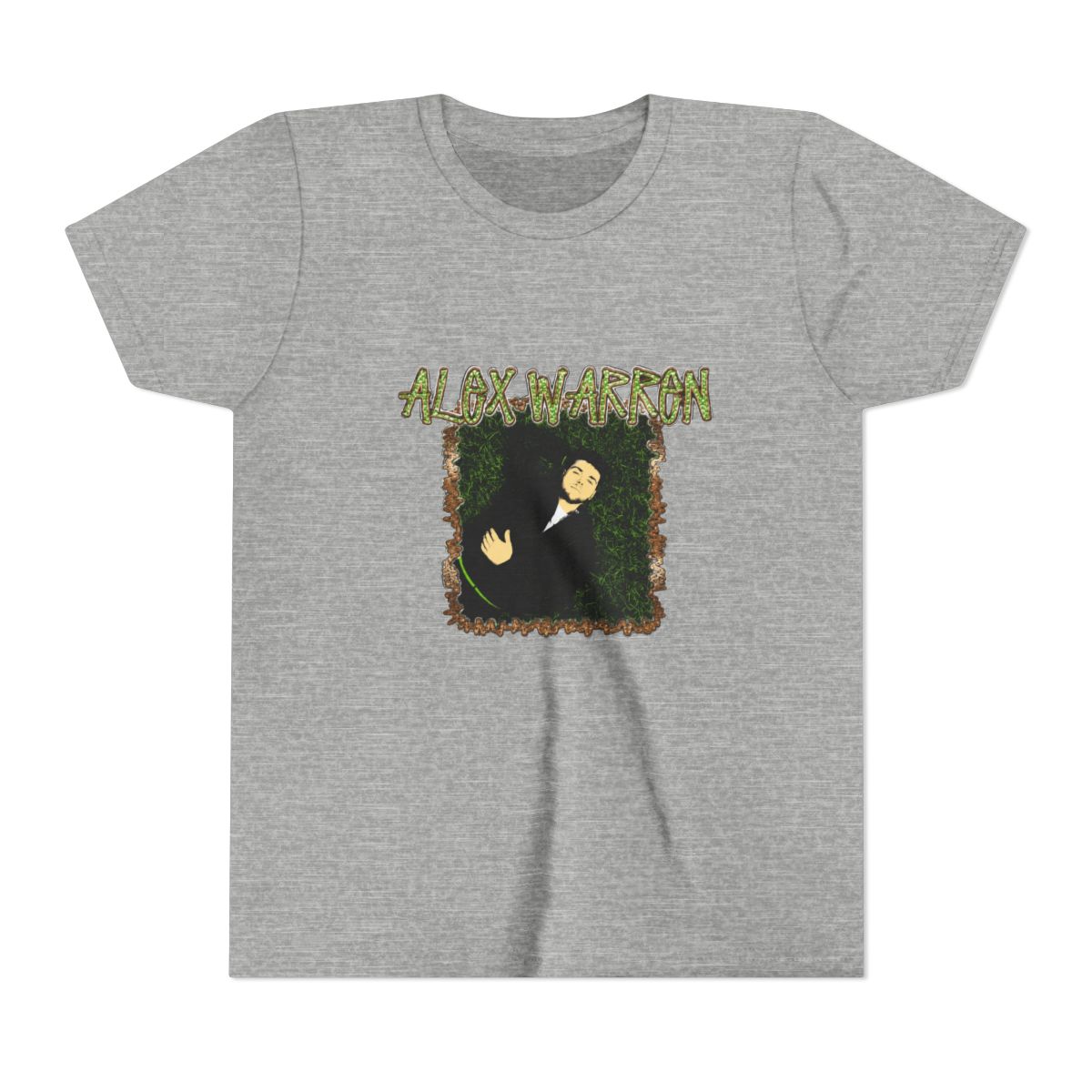Vintage Style Alex Warren Kids T Shirt - alternate angle 5, merchandise