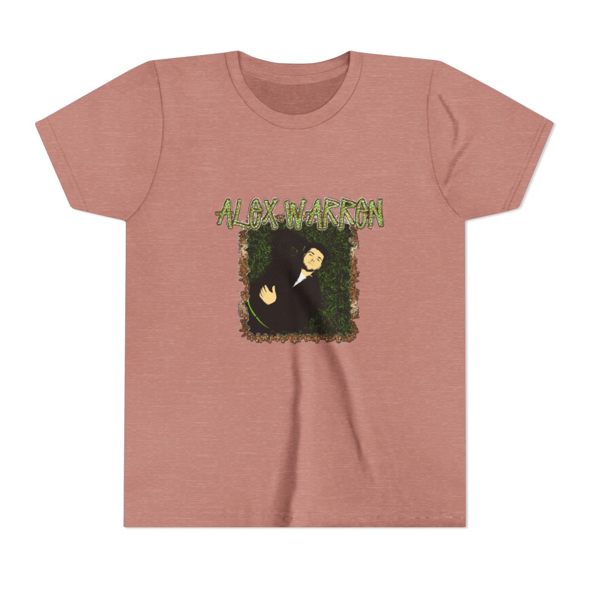 Vintage Style Alex Warren Kids T Shirt - alternate angle 2, merchandise