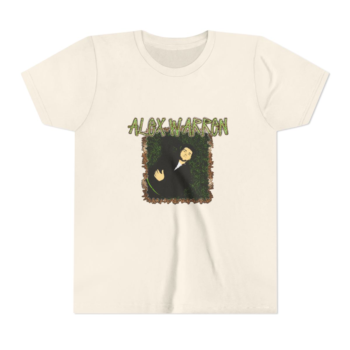Vintage Style Alex Warren Kids T Shirt - alternate angle 3, merchandise